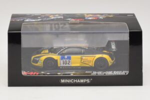 Audi R8 LMS GT3 #102 H-J. Stuck / H. Heyer Black Falcon 24 Hours of Nurburgring 2010 Minichamps 1:43 437101912 Metal — billede 5 af 5