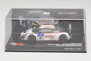 Audi R8 LMS GT3 #97 Phoenix Racing 24 Hours of Nurburgring 2010 Minichamps 1:43 437101997 Metal — billede 4 af 5