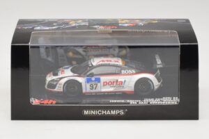 Audi R8 LMS GT3 #97 Phoenix Racing 24 Hours of Nurburgring 2010 Minichamps 1:43 437101997 Metal — billede 5 af 5