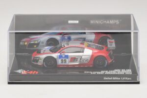 Audi R8 LMS GT3 #99 F. Biela / M. Fassler Phoenix Racing 24 Hours of Nurburgring 2010 Minichamps 1:43 437101999 Metal — billede 4 af 5