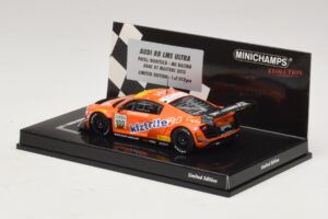 Audi R8 LMS Ultra #100 MS Racing Patel / Dobitsch ADAC GT Masters 2013 Minichamps 1:43 437130100 Metal — billede 3 af 5