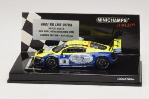 Audi R8 LMS Ultra #16 Busch 24 Hours of Nurburgring 2013 Minichamps 1:43 437130116 Metal