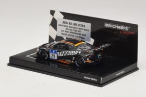Audi R8 LMS Ultra #29 Team WRT Sandstorm L. Vanthoor 24 Hours of Nurburgring 2013 Minichamps 1:43 437130129 Metal — billede 3 af 5