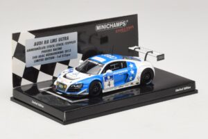 Audi R8 LMS Ultra #4 Phoenix Racing Ammermuller / H-J. Stuck 24 Hours of Nurburgring 2013 Minichamps 1:43 437131304 Metal — billede 2 af 5
