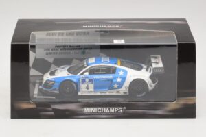 Audi R8 LMS Ultra #4 Phoenix Racing Ammermuller / H-J. Stuck 24 Hours of Nurburgring 2013 Minichamps 1:43 437131304 Metal — billede 5 af 5