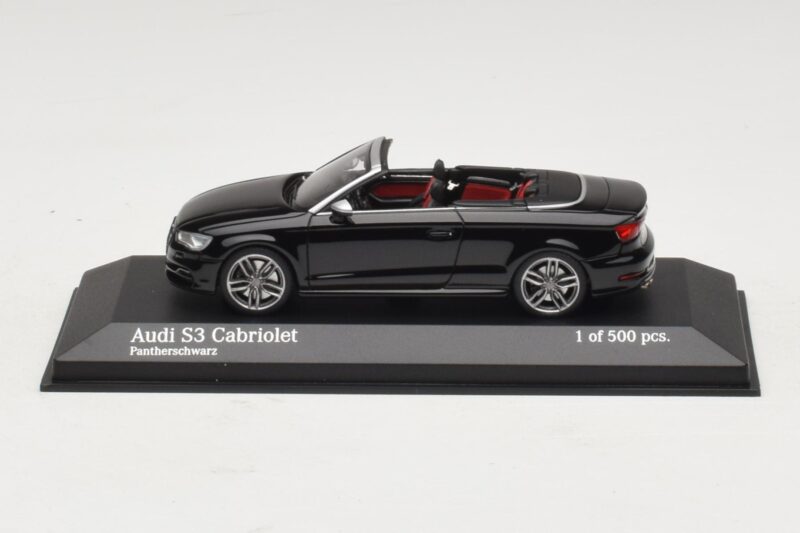 Audi S3 8P Cabriolet Sort Minichamps 1:43 437013030 Metal