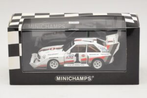 Audi Sport Quattro S1 #1 W. Rohrl Pikes Peak International Hill Climb Winner Record 1987 Minichamps 1:43 410871201 Metal — billede 4 af 4