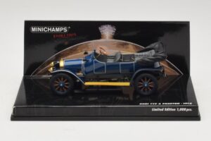 Audi Typ A Phaeton Blå Minichamps 1:43 437019031 Metal