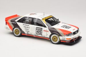 Audi V8 Quattro DTM #45 F. Biela Team AZR 1991 Minichamps 1:18 100911045 Metal — billede 6 af 8