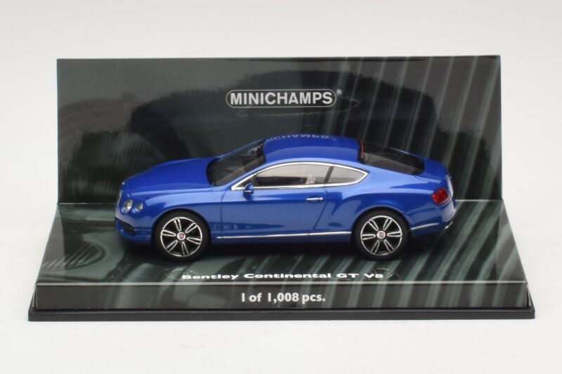 Bentley Continental GT V8 Blå Metallic Minichamps 1:43 Bentley Continental GT V8 Blå Metallic Minichamps 1:43 436139982 Metal