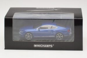 Bentley Continental GT V8 Blå Metallic Minichamps 1:43 436139982 Metal — billede 4 af 4