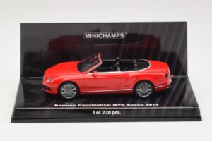 Bentley Continental GTC Speed Rød Minichamps 1:43 Bentley Continental GTC Speed Rød Minichamps 1:43 436139061 Metal