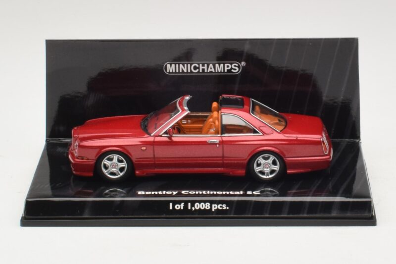 Bentley Continental SC Rød Metallic Minichamps 1:43 436139991 Metal