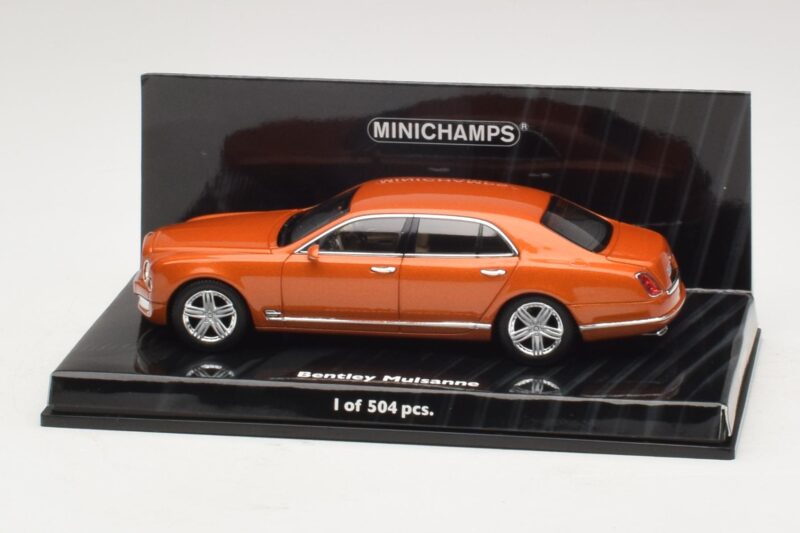 Bentley Mulsanne Orange Metallic Minichamps 1:43 436139902 Metal