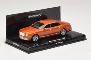 Bentley Mulsanne Orange Metallic Minichamps 1:43 436139902 Metal — billede 2 af 4