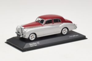 Bentley S2 Sølv Rød Minichamps 1:43 403139953 Metal — billede 2 af 4