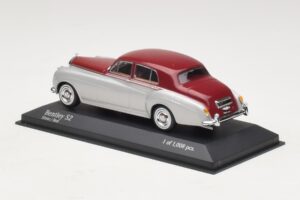 Bentley S2 Sølv Rød Minichamps 1:43 403139953 Metal — billede 3 af 4
