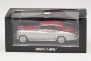 Bentley S2 Sølv Rød Minichamps 1:43 403139953 Metal — billede 4 af 4