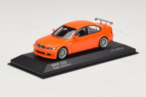 BMW 320i E46 Gadeversion Orange Minichamps 1:43 400052400 Metal — billede 2 af 4