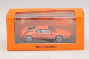 BMW M1 Orange Maxichamps 1:43 940025020 Metal — billede 4 af 4