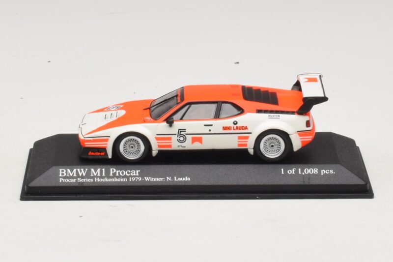 BMW M1 Procar #5 N. Lauda Procar Series 1979 Minichamps 1:43 430792595 Metal