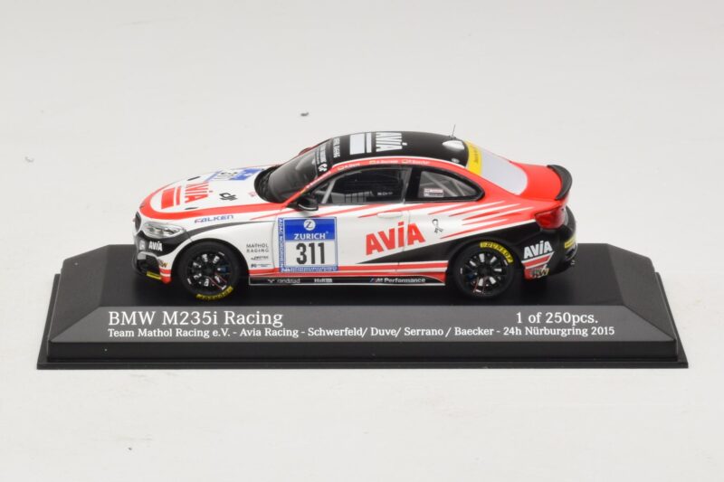 BMW M235i Team Mathol Racing #311 Scherfeld / Duve 24 Hours of Nurburgring 2015 Minichamps 1:43 BMW M235i Team Mathol Racing #311 Scherfeld / Duve 24 Hours of Nurburgring 2015 Minichamps 1:43 437152511 Metal