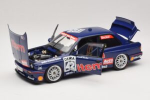 BMW M3 E30 Auto Maass #42 H. Becker DTM 1992 Minichamps 1:18 180922042 Metal — billede 2 af 8
