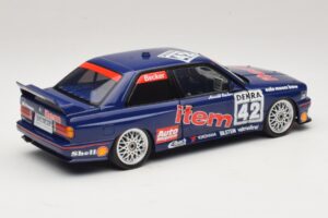 BMW M3 E30 Auto Maass #42 H. Becker DTM 1992 Minichamps 1:18 180922042 Metal — billede 3 af 8