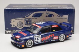 BMW M3 E30 Auto Maass #42 H. Becker DTM 1992 Minichamps 1:18 180922042 Metal — billede 8 af 8