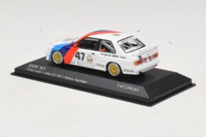 BMW M3 E30 M-Team Linder #47 Vogt / Herger Winners ETC Zolder 1987 Minichamps 1:43 430872047 Metal — billede 3 af 4