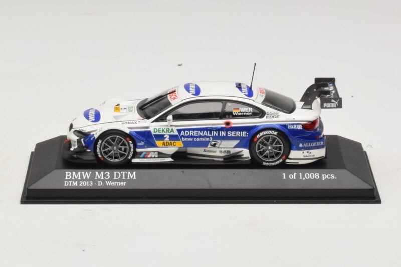BMW M3 E92 DTM #2 D. Werner BMW Team Schnitzer DTM 2013 Minichamps 1:43 410132202 Metal