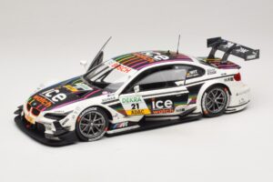 BMW M3 E92 DTM #21 M. Wittmann BMW Team MTEK 2013 Minichamps 1:18 100132221 Metal — billede 2 af 8
