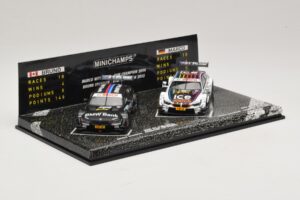 BMW M3 & M4 DTM Champions Set B. Spengler / M. Wittmann 2012 & 2014 Minichamps 1:43 412020723 Metal — billede 2 af 5