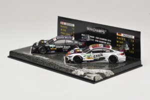 BMW M3 & M4 DTM Champions Set B. Spengler / M. Wittmann 2012 & 2014 Minichamps 1:43 412020723 Metal — billede 3 af 5