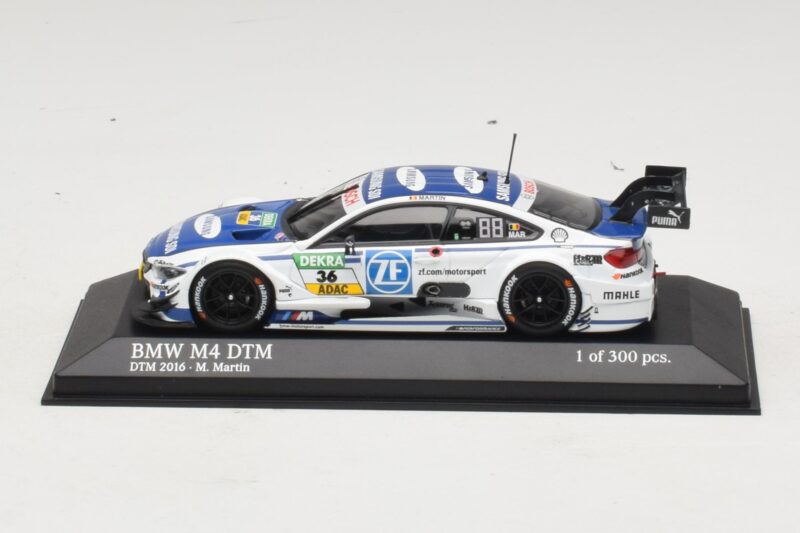 BMW M4 F82 DTM #36 M. Martin BMW Team RBM DTM 2016 Minichamps 1:43 410162436 Metal