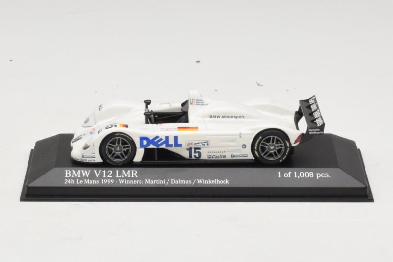 BMW V12 LMR #15 P. Martini / Y. Dalmas / J. Winkelhock 24 Hours of Le Mans Winner 1999 Minichamps 1:43 BMW V12 LMR #15 P. Martini / Y. Dalmas / J. Winkelhock 24 Hours of Le Mans Winner 1999 Minichamps 1:43 430992915 Metal