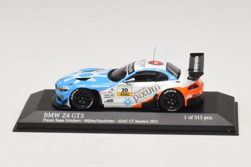 BMW Z4 GT3 Pixum #20 Müller / Sandritter ADAC GT Masters 2013 Minichamps 1:43 436132420 Metal