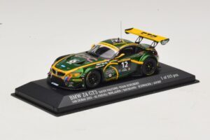 BMW Z4 GT3 Saudi Falcons #12 Al Faisal / Binladen 24 Hours of Dubai 2013 Minichamps 1:43 437132412 Metal — billede 2 af 4
