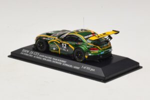 BMW Z4 GT3 Saudi Falcons #12 Al Faisal / Binladen 24 Hours of Dubai 2013 Minichamps 1:43 437132412 Metal — billede 3 af 4