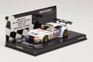 BMW Z4 GT3 Steiff #7 Muller / Ara Super GT 2015 Minichamps 1:43 447152007 Metal — billede 2 af 5