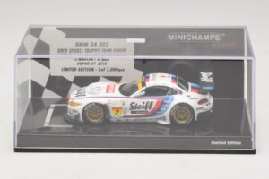 BMW Z4 GT3 Steiff #7 Muller / Ara Super GT 2015 Minichamps 1:43 447152007 Metal — billede 4 af 5