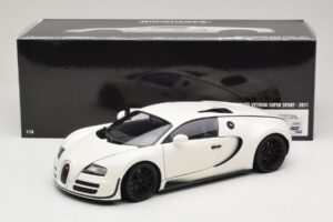 Bugatti Veyron Super Sport Hvid Minichamps 1:18 100110844 Metal — billede 8 af 8