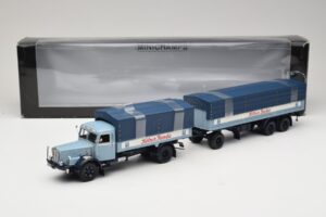 Bussing 8000S13 Pritschenzug Kölner Zucker Minichamps 1:43 499079920 Metal — billede 5 af 5