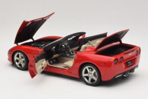 Chevrolet Corvette C6 Cabriolet Rød AUTOart 1:18 71221 Metal — billede 5 af 8