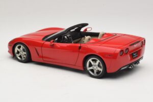 Chevrolet Corvette C6 Cabriolet Rød AUTOart 1:18 71221 Metal — billede 7 af 8