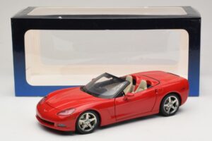 Chevrolet Corvette C6 Cabriolet Rød AUTOart 1:18 71221 Metal — billede 8 af 8