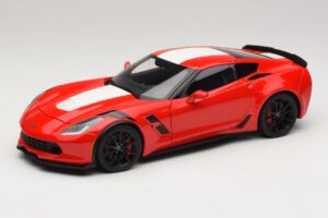Chevrolet Corvette C7 Grand Sport Rød med Hvide Striber AUTOart 1:18 71274 Komposit