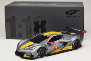Chevrolet Corvette C8.R Grå GT Spirit 1:18 GT307 Resin — billede 6 af 6