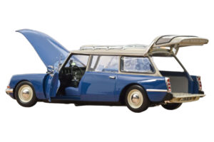 Citroën DS 21 Break Danube Blue Norev 1:18 181772 Metal — billede 2 af 4