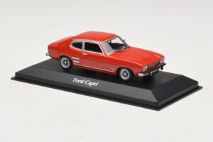 Ford Capri I Rød Maxichamps 1:43 940085500 Metal — billede 3 af 4